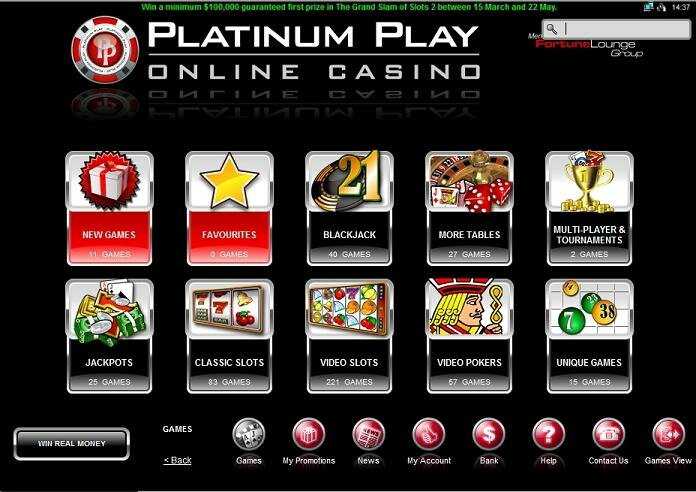 platinum play casino